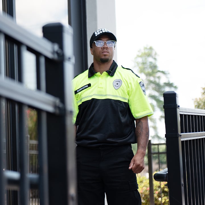officer-standing-guard-commercial-property-square officer-standing-guard-commercial-property-square
